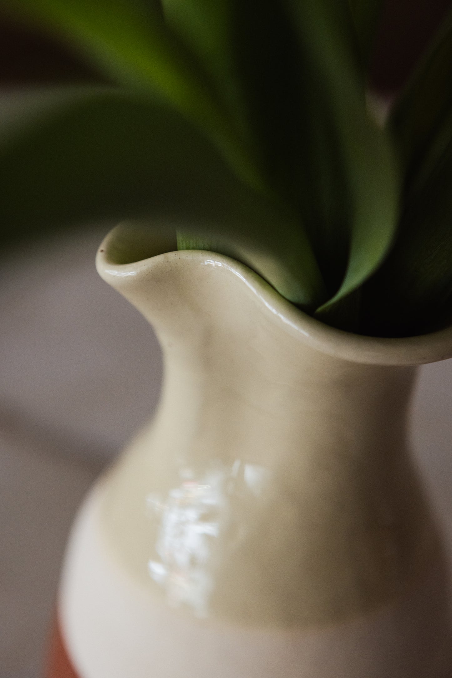 The Margot Carafe - Cream and Terracotta